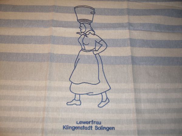 Geschirrtücher mit Lewerfrau