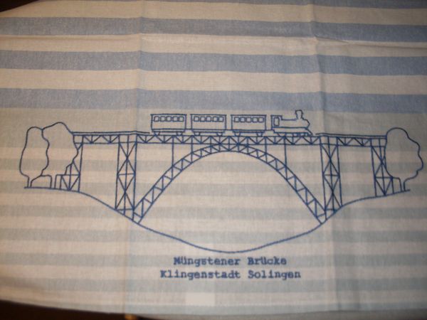 Geschirrtücher mit Müngstener Brücke